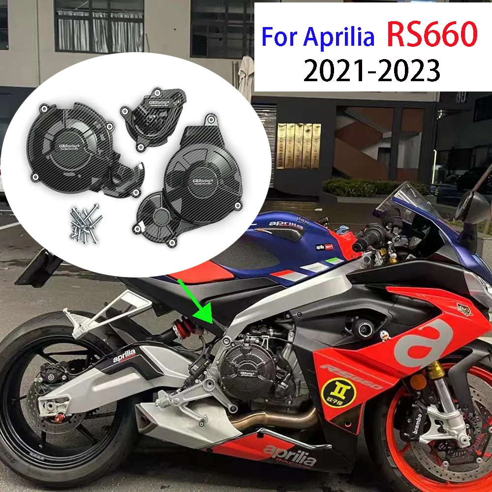 

RS 660 2021-2023 Engine Guard GBRacing Cover For Aprilia TUONO 660 RS 660 RS660 2021 2022 2023 Engine Case Protection Parts