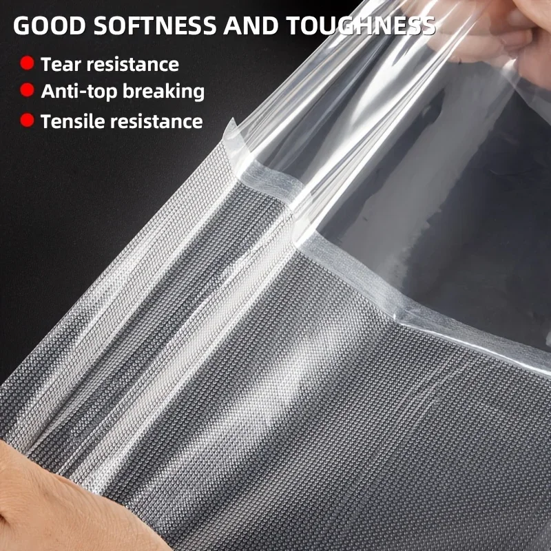 5pcs Vacuum Sealer Rolls for Versatile Food Storage Tear-Resistant Design for Maximum Freshness  Extended Shelf Life