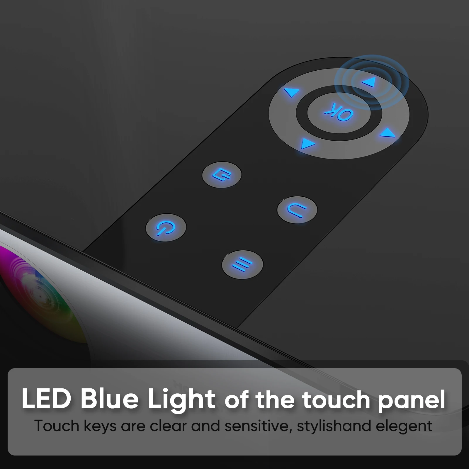 HORLAT 40000 Lumen 4K Google TV LED-Projektor 3D Kino Full HD 1080P Video Heimkino Auto-Keystone 5G WLAN Tragbarer Projektor – Detail 6