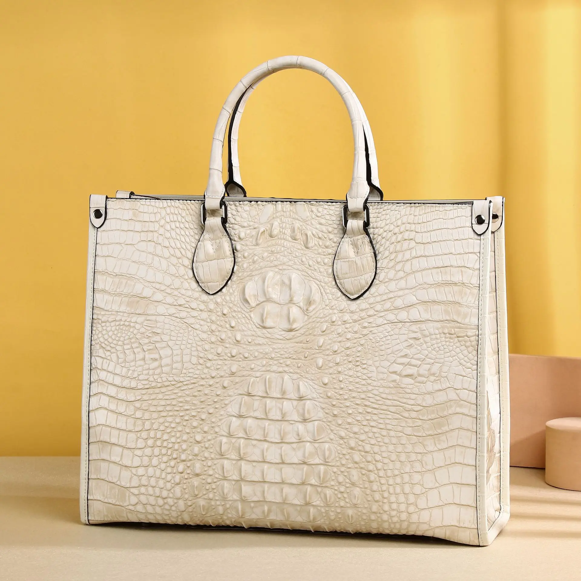 New Fashion Alligator Pattern Women Handbags Cow Genuine Leather Ladies Shoulder Bags Female Girl Brand Luxury Crossbody Bag