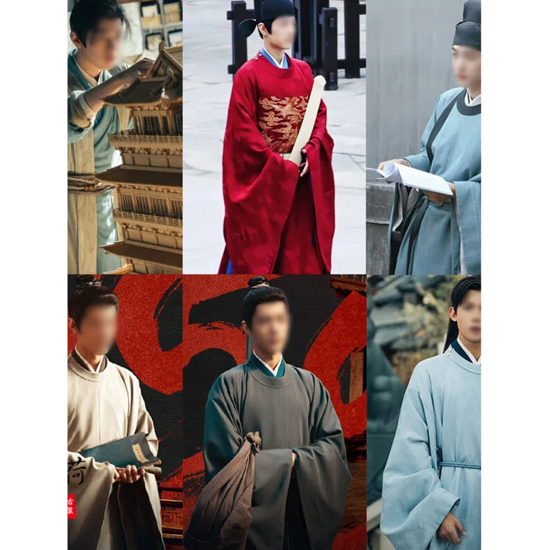 

Chinese Hot TV Zang Hai Zhuan Ancient Costume Xiao Zhan Zang Hai Same Style Hanfu Costume Martial Arts Costume Swordsman