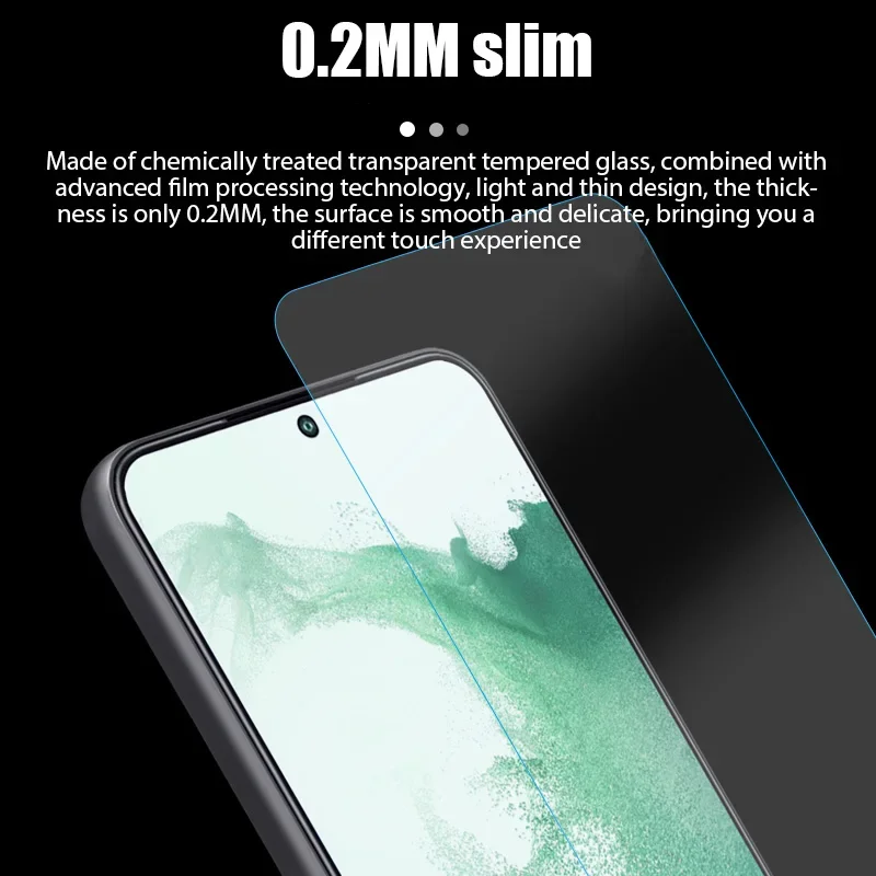 4PCS Tempered Glass For Samsung Galaxy A15 A55 A54 A14 A52S A13 A53 A34 A33 S21 FE 5G A35 A25 A24 A23 A32 A22 Screen Protectors