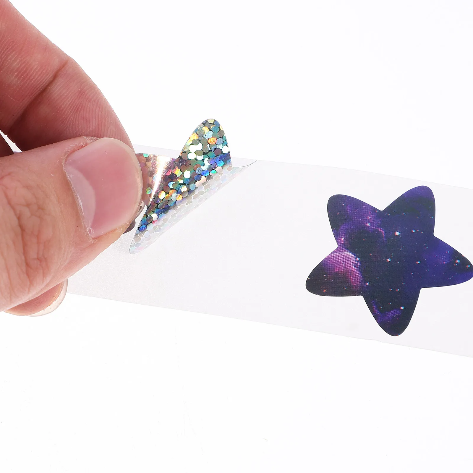 

3 Rolls Reward Stickers Star Design Removable Pentagram Decals for Students Teachers Kindergarten Classroom Incentive