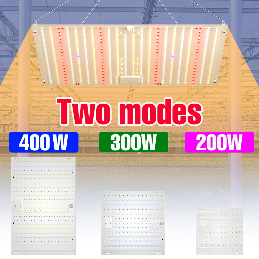 

400W LED Quantum Board Plant Grow Light Full Spectrum Indoor Potted Cultivation Lights Greenhouse Tent Vegetables Fill Lighting
