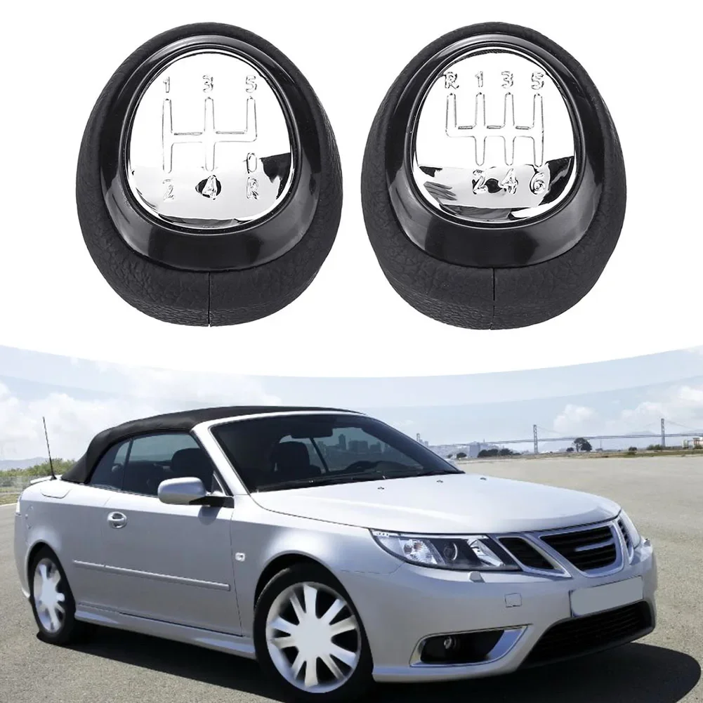 

1pcs Car 6 Speed Gear Knob For Saab 9-3 2003-2012 32022206 55353898 55566207 55353570 Chassis Parts