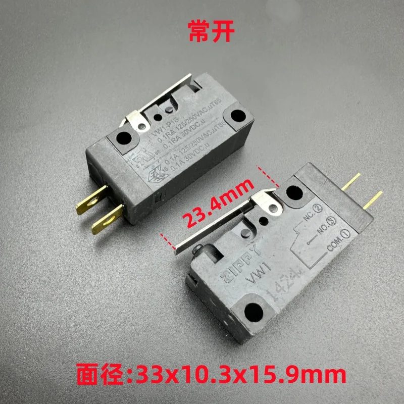 Microswitch VW1-P1S normally open with handle 0.1A125/250V waterproof and dustproof travel limit detection game console