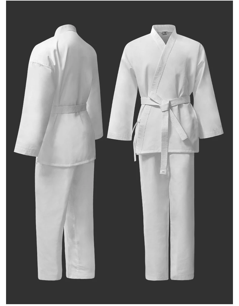 ملابس رياضية للتايكوندو بدلات الكاراتيه للأطفال بدلات تدريب رياضية للكبار زي الكاراتيه ملابس الجودو #4