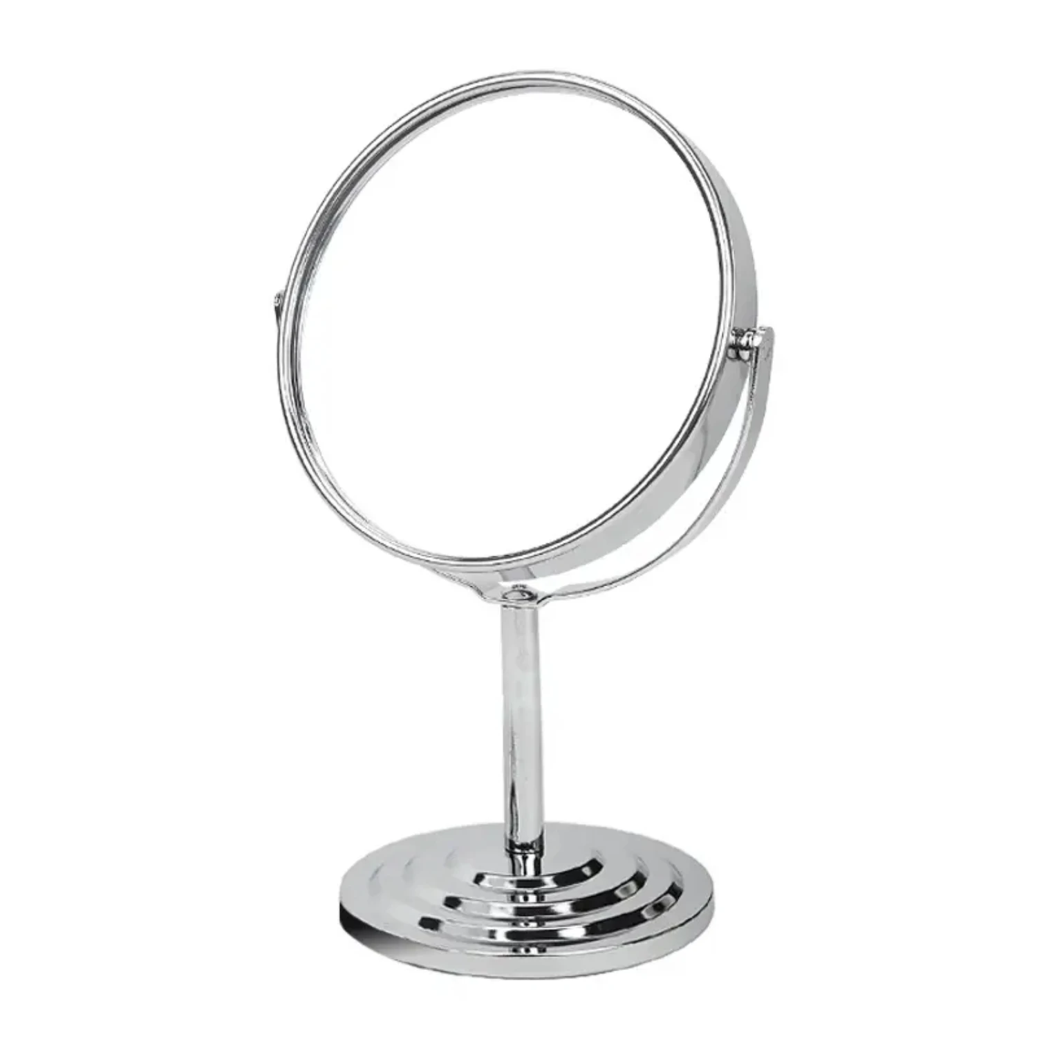 Amplification Mirror Stainless Steel Double Sided Rotary Desktop Makeup Mirrors Dual-Sided Cosmetics Mirrors Mini mirror Mirrior