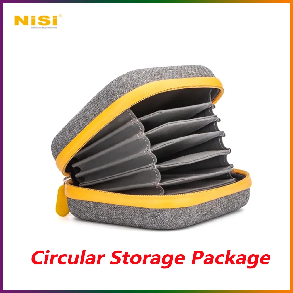 

Nisi Circular Filter Package New CADDY Filter Pouch Case Storage, 8 Filters UP to 95mm