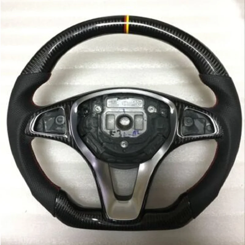 Carbon Fiber Car Steering Wheel For Mercedes Benz W205 C Class C300 C63