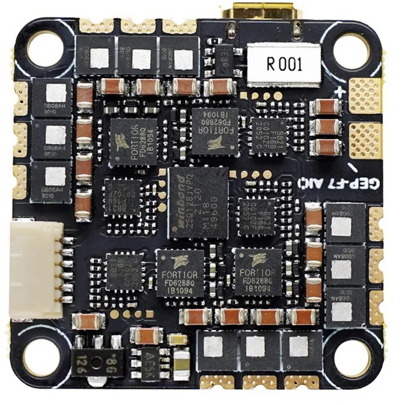 ABGB-F7-45A F722-45A AIO V2 F722 وحدة تحكم في الطيران مع BLHELIS 45A 4In1 ESC 2-6S للطائرات بدون طيار
