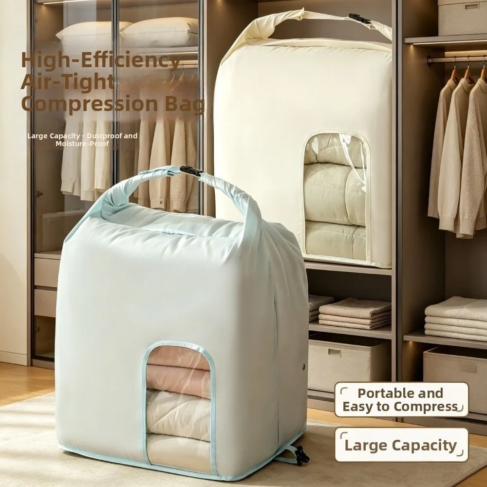 Large Capacity Compression Clothes Storage Bag Moisture-proof Dust-proof Duvet Storage Bag Ultra Space Saving Waterproof