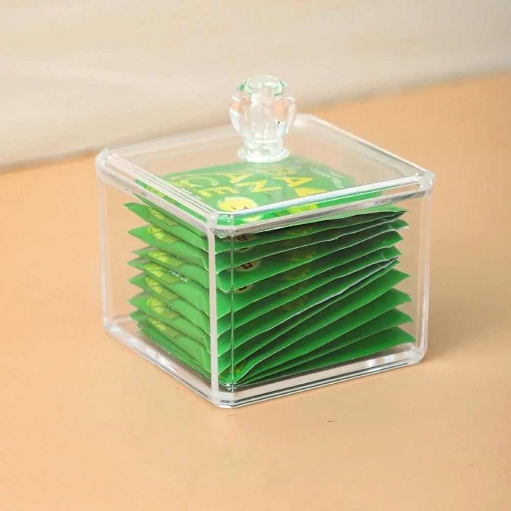 Acrylic Tea Bag Storage Box Quality Transparent Drawer Type Storage Jar Coffee Capsule Sorting Box Home image 3