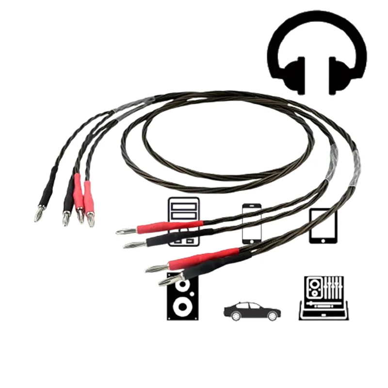 

Premium Duo Ag-OFC Banana Terminals: Audiophile Loudspeaker Links for HiFi Systems​