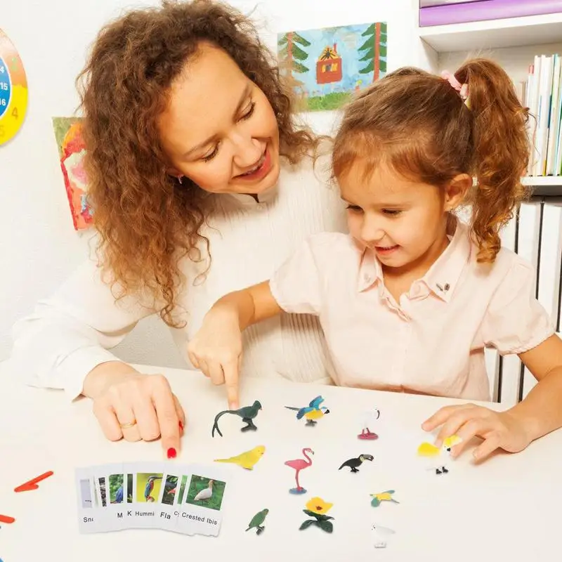 Animal Match Toy Farm Animal Toys Toddler Preschool Learning Science Toy With Figurine Cartoon Patterns Animal Cards For
