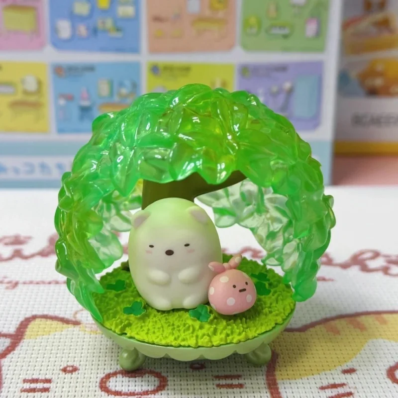 RE-MENT Miniaturowe Ręcznie Robione Dekoracyjne Pudełko Oryginalne Jajo Niespodzianka Biologiczna Szczęśliwa Ciepła Scena Narożna Kolekcjonerska Figurka Zabawka