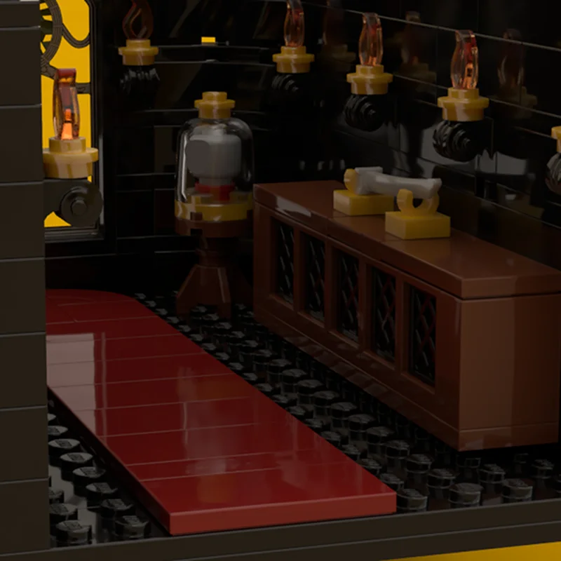 2805 stücke MOC Spooky Haus Saisonale Halloween Modell Bausteine Montieren Weihnachten Geschenke DIY Kreative Spielzeug Idee Geburtstag