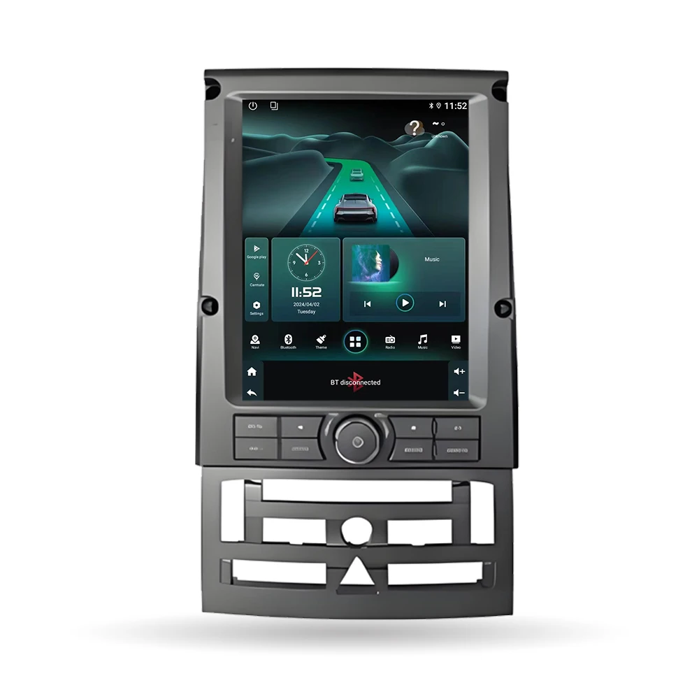 Android 16 autoradio voor Peugeot 407 2004-2011 multimediaspeler GPS navigatie Carplay stereo 5G WIFI touchscreen DSP RSD - afbeelding 2