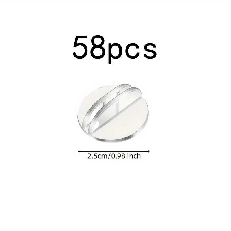 58 pcs Menu Display Stands, Easy Insert Design, Business Meeting Labels Table Number Cards, Firm Paper Holding
