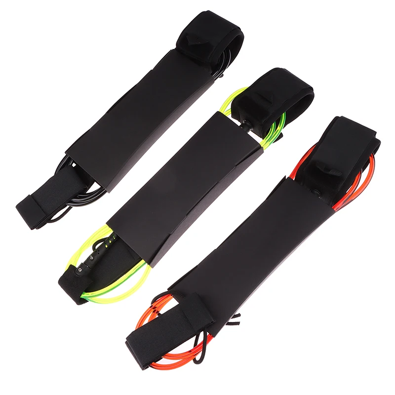 

1Pc TPU Stainless Swivels Inflatable Paddle Board Foot Rope Surf Leash 6ft Surfboard Surf Leg Rope Surfboard Leash