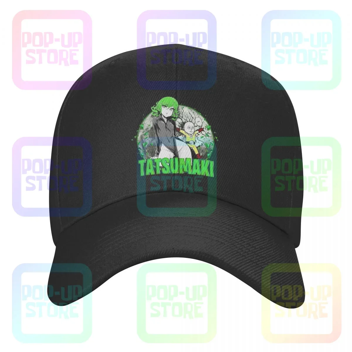 Tatsumaki One-Punch Man Baseball Cap Truck Driver Caps Unisex Splicing Streetwear