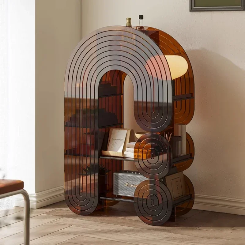 

Modern Open Shelves Cabinets Women Organizer Nordic Display Living Room Cabinets Bedroom Arched Woonkamerkasten Furniture home
