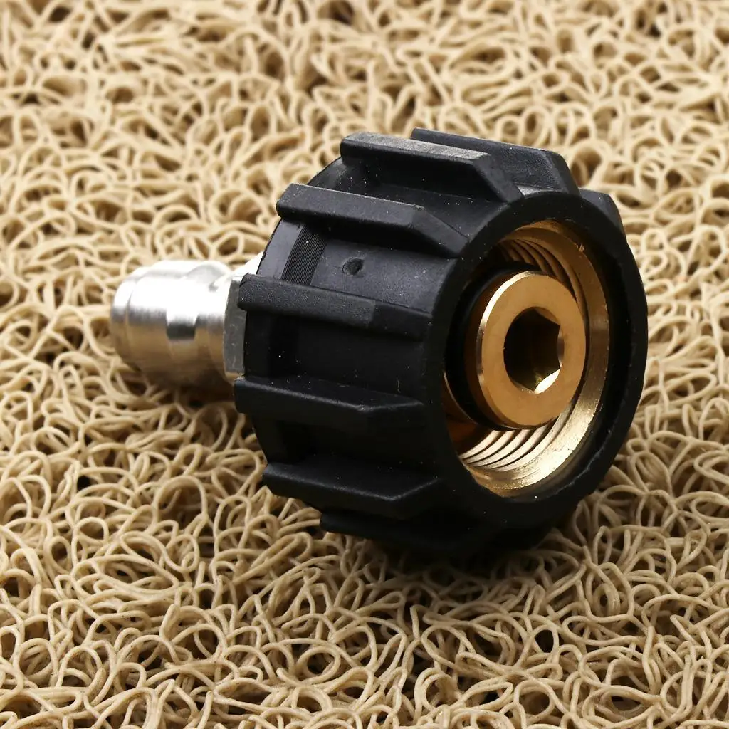 

Brass Quick Connect Adapter Pressure Washer Hose Coupling Socket for Cleaning Equipment