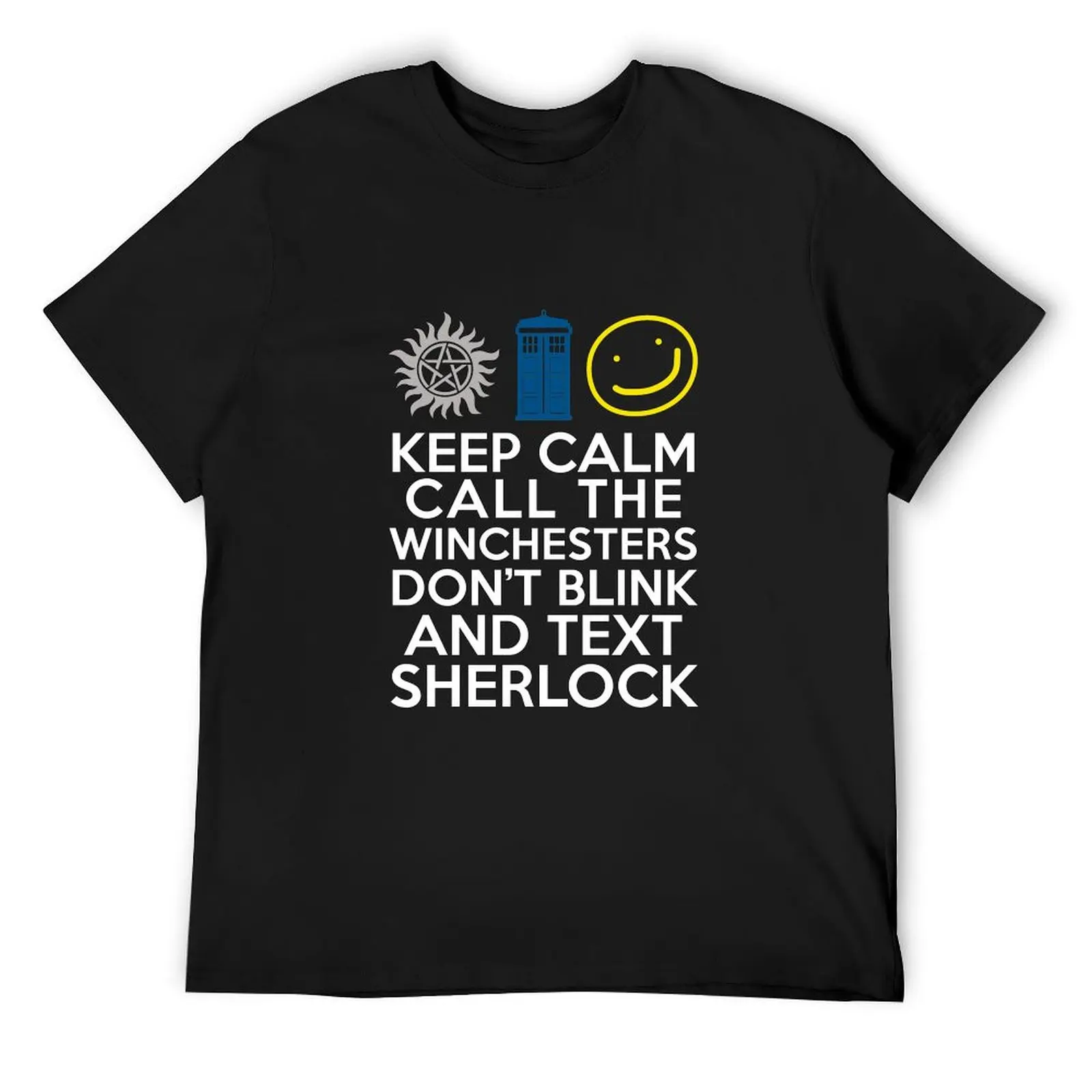 

Keep Calm Sherlock Winchesters Who T-Shirt