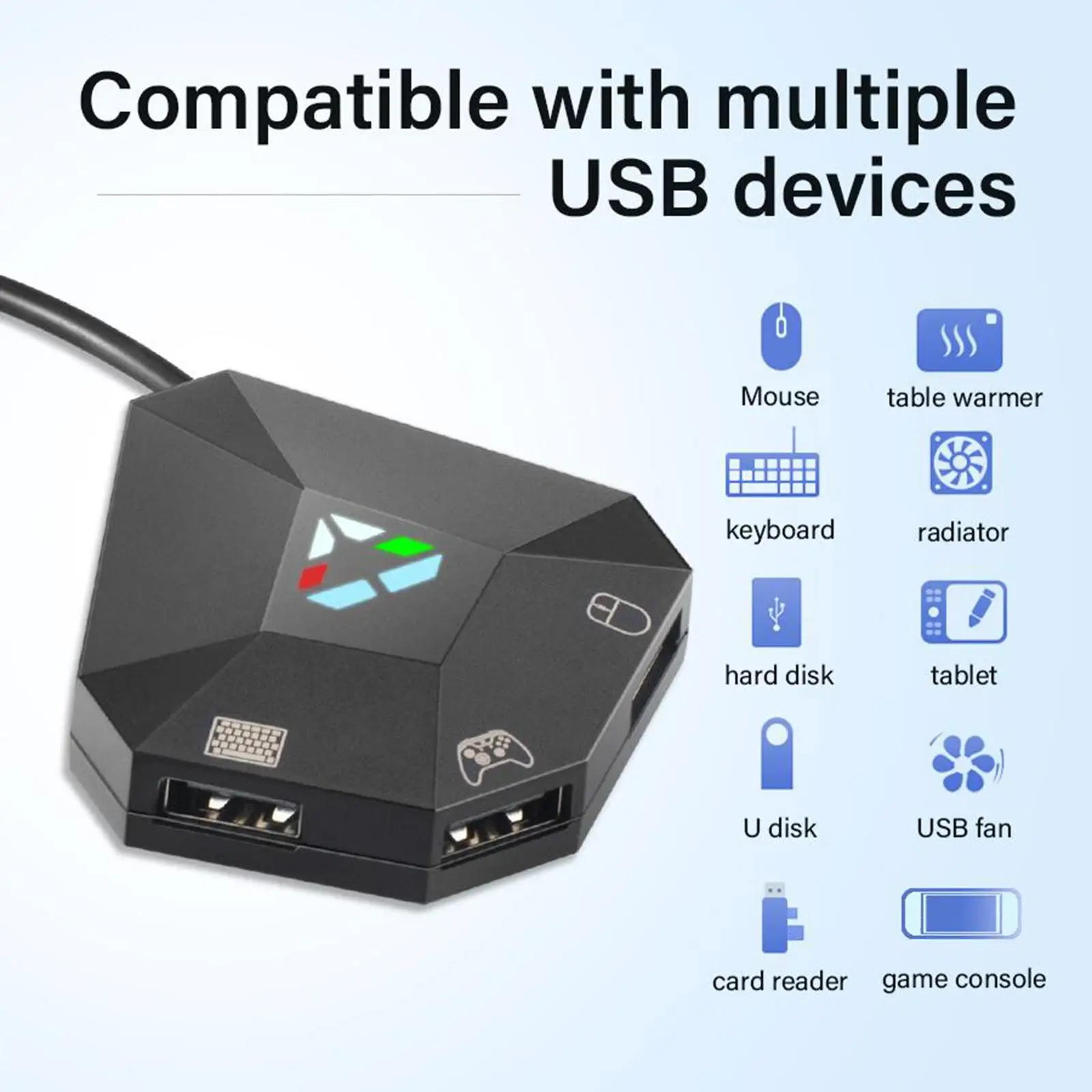 Adaptateur convertisseur clavier et souris USB pour pièces professionnelles N-Switch 360