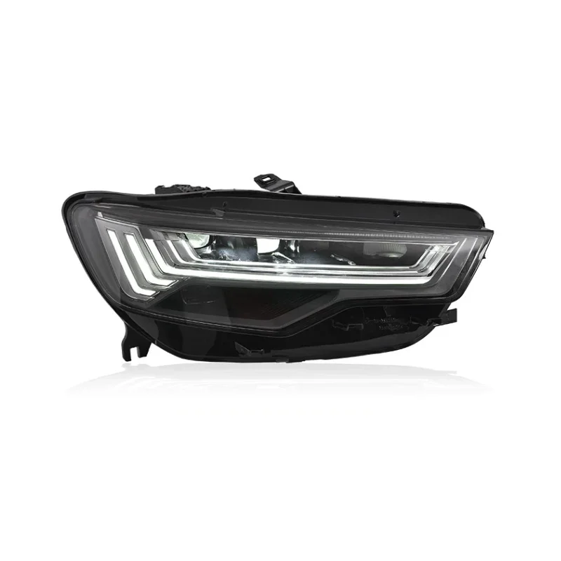 Auto New Style For Audi A6 A6L Headlight assembly 12-15 auto lighting system Full LED Lights car accessories Daytime Running