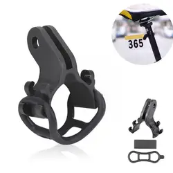 Adjusted Bicycle Light Torch Flashlight Holder Clip Mount Bracket for Road Bike Cycling for Gopro Camera Mount Holder Black W0E8
