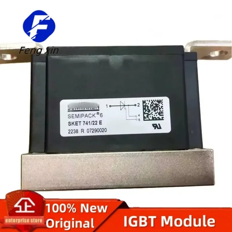 SKET 741/22E nouveau thyristor d'origine IGBT Power Driver Tech IGBT Tech SKET741/22E SKET741-22E SKET 741/22 E SKET 741/22E