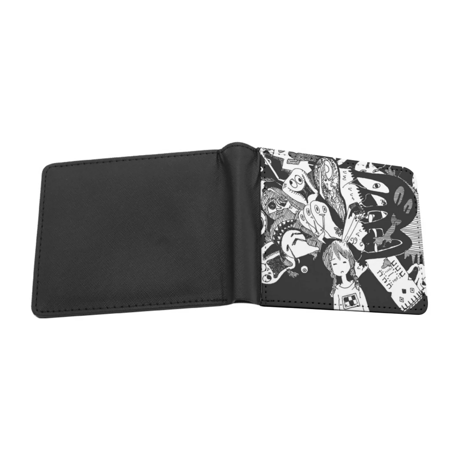 Yume Nikki Men Women Pu Leather Wallet Credit Card Holder Wallet Short Purse Yume Nikki Fan Art Fanart Anime Trending Anime