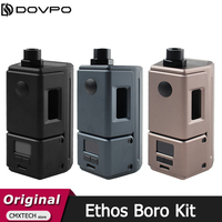 Original DOVPO Ethos Boro Kit 100W Box MOD Vape 7ml Tank with RBA SUB Ohm Coil Deck Electronic Cigarette Vaporizer