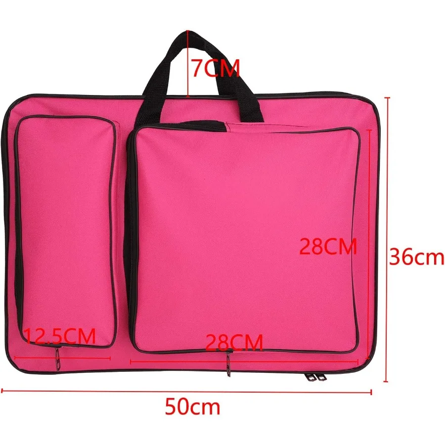 JIAHG Art Portfolio Carry Tote Bolsa para tablero de dibujo para artistas profesionales - Ideal para sesiones de pintura y bocetos - Durable