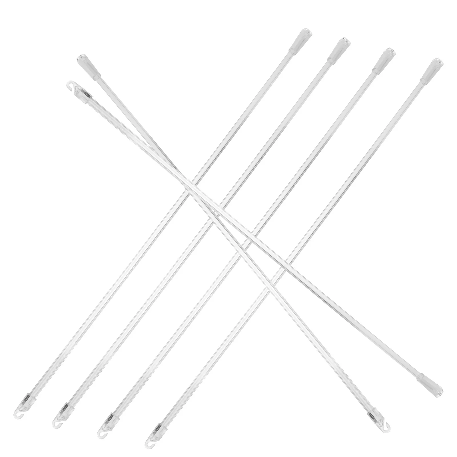 6 قطعة قضيب نافذة أعمى استبدال عصا الميل دائم الألياف الزجاجية الستار سحب عصا عمودي أعمى فتاحة الملحقات #4