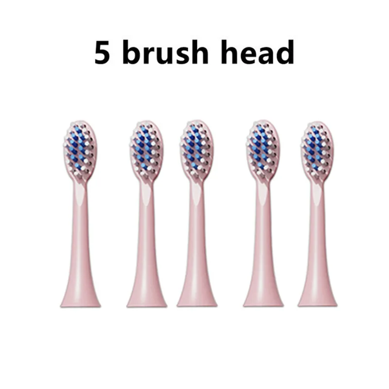 Children Electric Toothbrush Heads 5pcs Soft Replacement Brush Head Smart Sonic Electric Toothbrush Tips Accessories