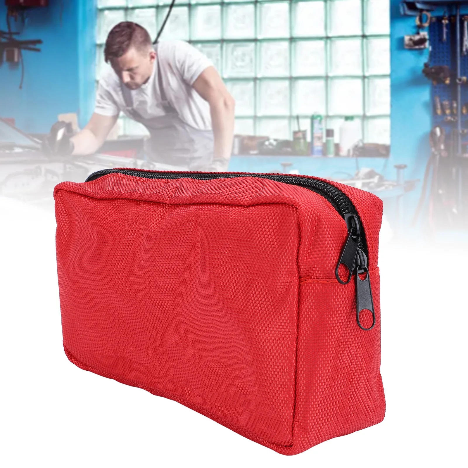 Lockout Tagout Bag Large Capacity Zippered Design Polyester Industrial Lockout Tagout Bag Lockout Tagout Storage Bag