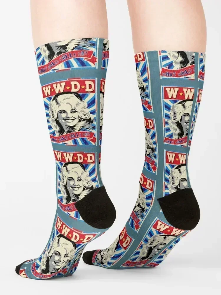 Dolly Parton 1 What Would Dolly Do - New des Socks men cotton high quality sport golf christmass gift Socks For Men Women's
