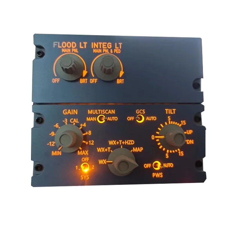 Airbus A320 ECAM Weather Control Panel For Flight Simulator,Supports FENIX/FBW/TOLISSBW A320