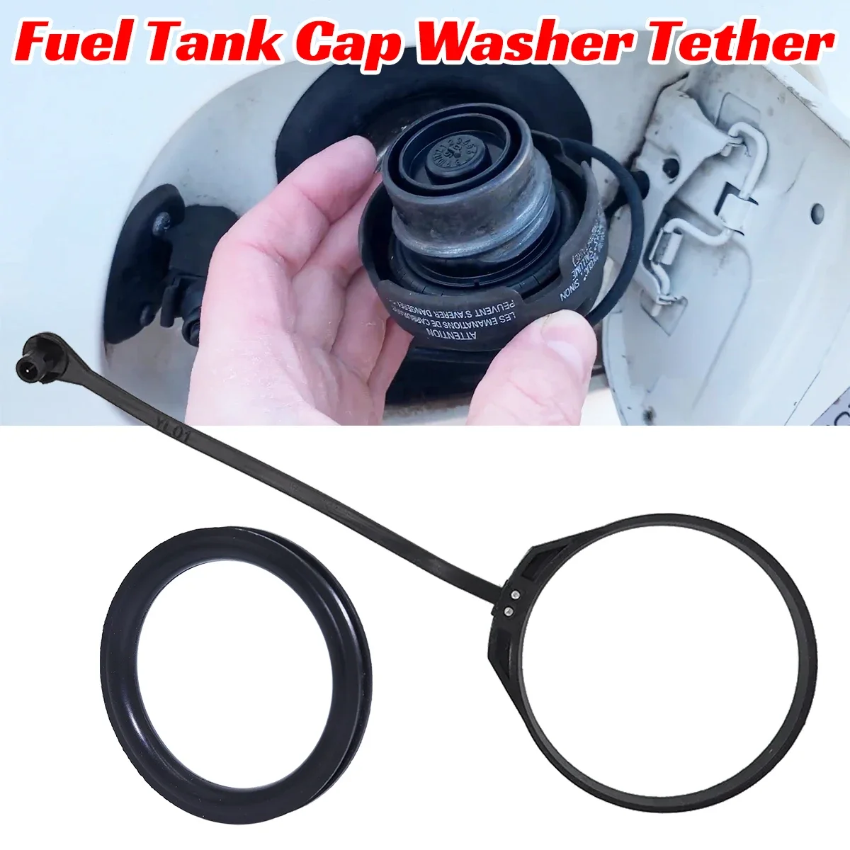 For VW Transporter T5 T6 2003 2006 2008 2010 2012 2014 2018 Caravelle Multivan Fuel Tank Cap Washer Tether Ring Rope Band Repair