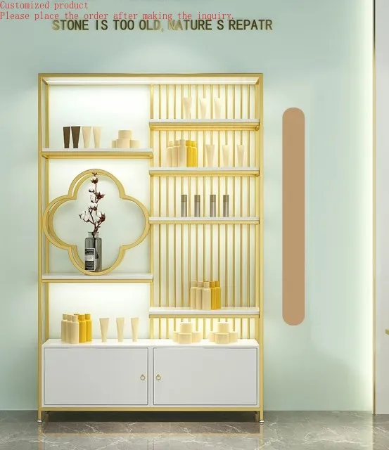 

Custom.Superior Materials Cosmetics Store Shelves Cosmetics Display Stand Shelf Cabinet