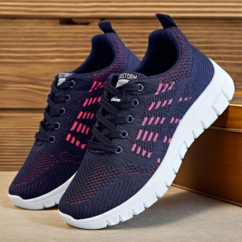 

Women's Running Shoes Breathable Lightweight Soft Sole Comfortable Mesh Sneakers Sports Gym Jogging Walking Fitness Female Shoes
