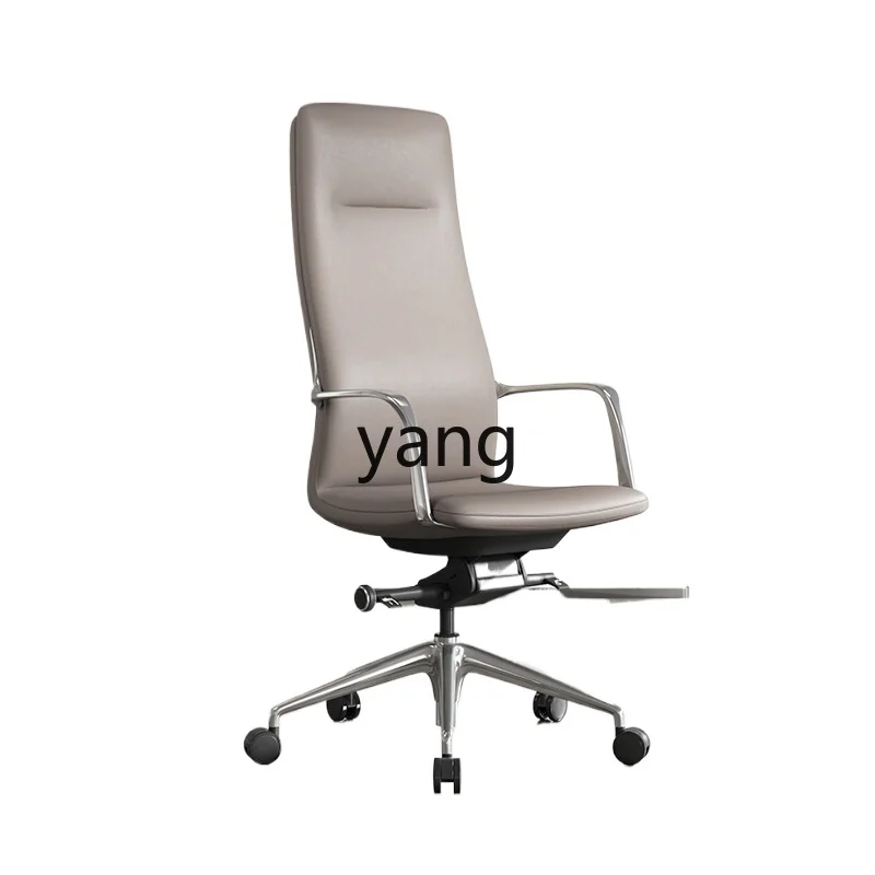 

TGF leather boss chair home reclining office chair meeting luxury president seat