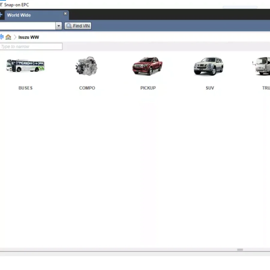 

Каталог электронных запчастей ISUZU EPC 2018, для ISUZU Snap Global