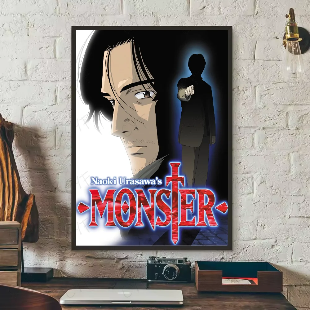N-Naoki Urasawa S Monster Anime Poster HD art sticky wall