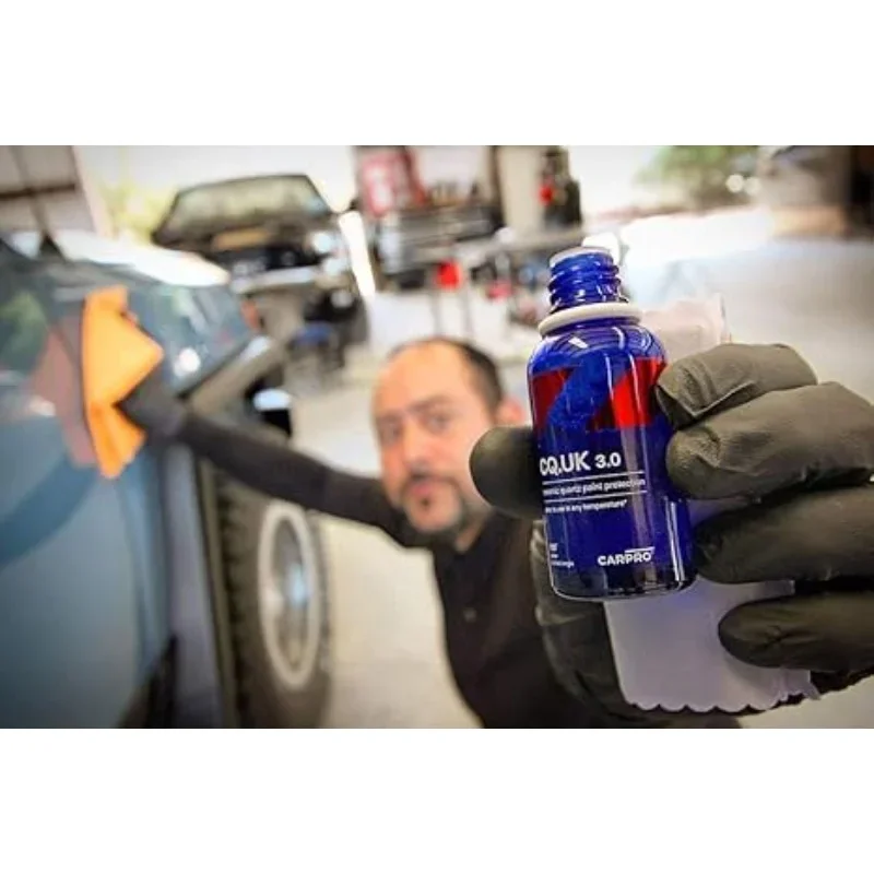 CARPRO CQUARTZ UK 3.0-Ceramic Coating for Cars, Quartz Based Nanotechnology, Bonds to Paint,Glass,Metal and Plastic 30ML/50ML