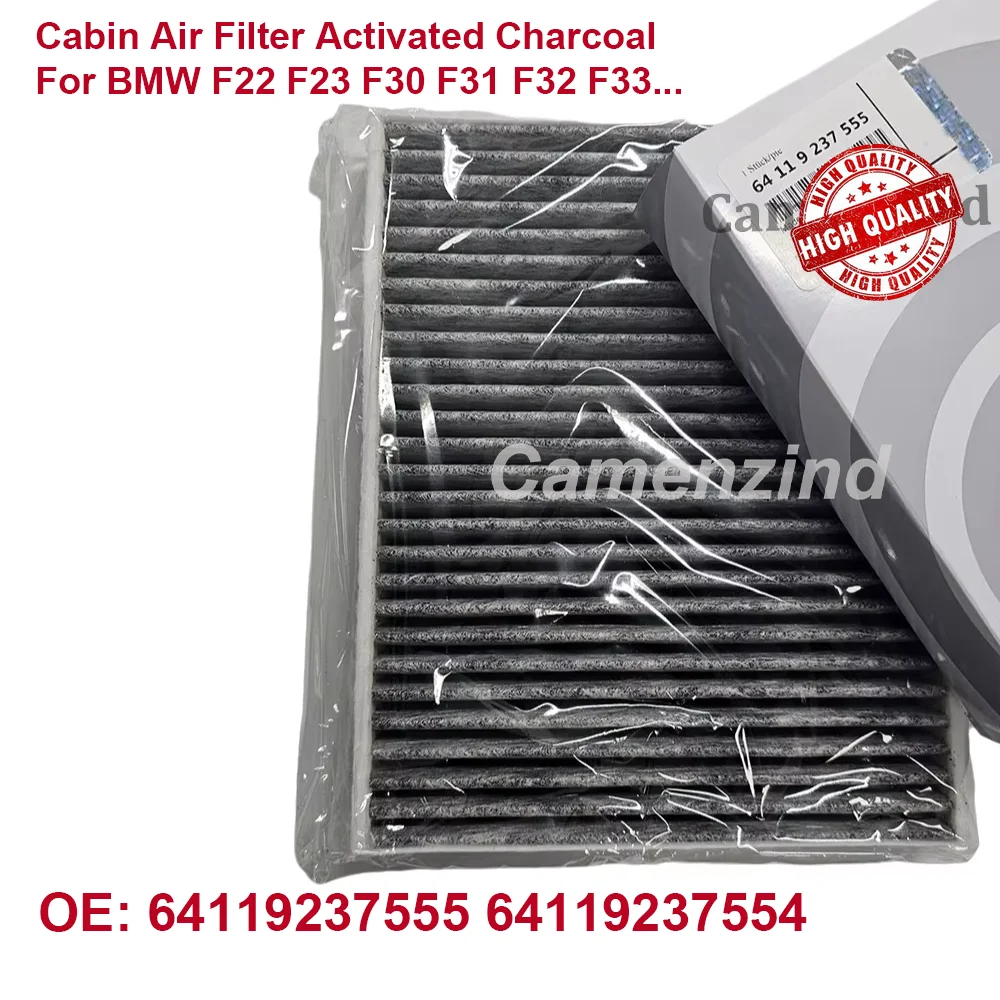 

Cabin Air Filter Activated Charcoal 64119237555 64119237554 For BMW F22 F23 F30 F31 F32 F33 F80 F82 F87 M2 M3 M4