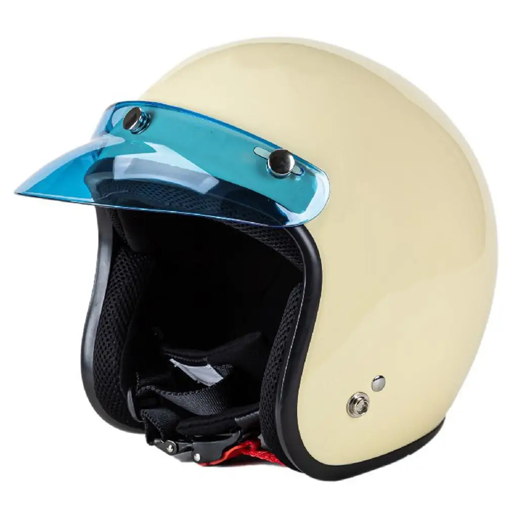 

Universal Motorcycle Helmet Visor Peak Anti Bubble Shield 3 Snap Replacement for Bike Helmet Accessories