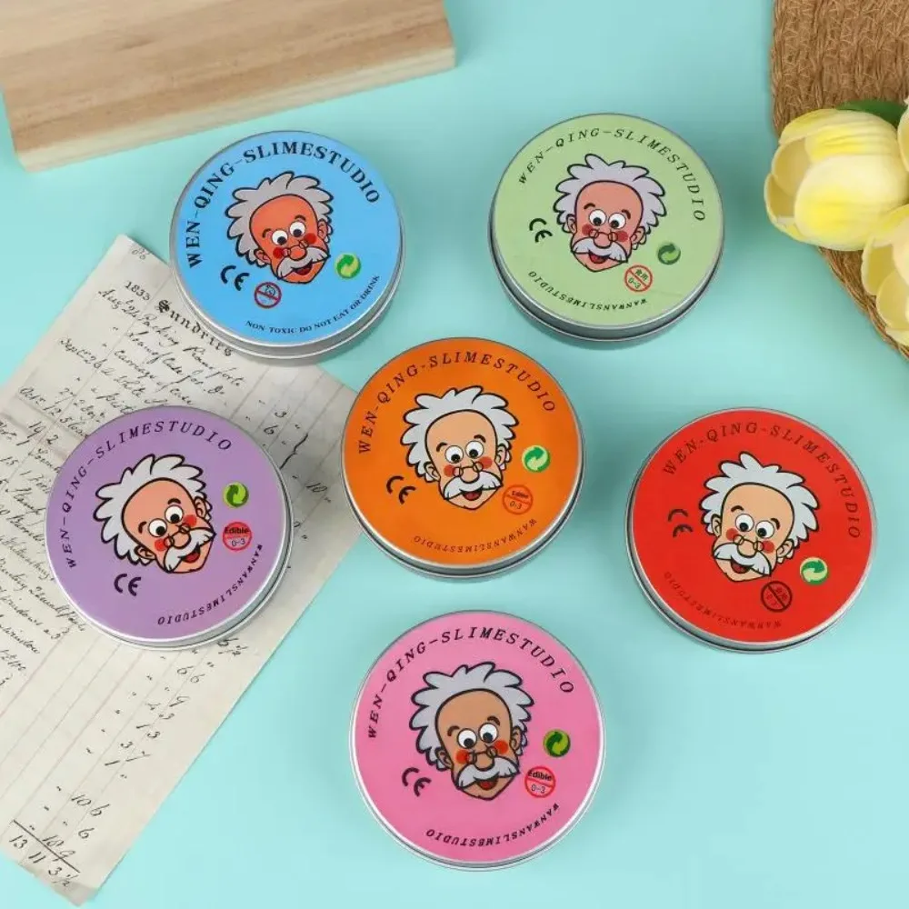 New Stress Relief Toys Old Man Liquid Squishy Transparent Crystal Slime Fluffy Foam Putty Gift Safe Bouncy Stretchy Color Slime@